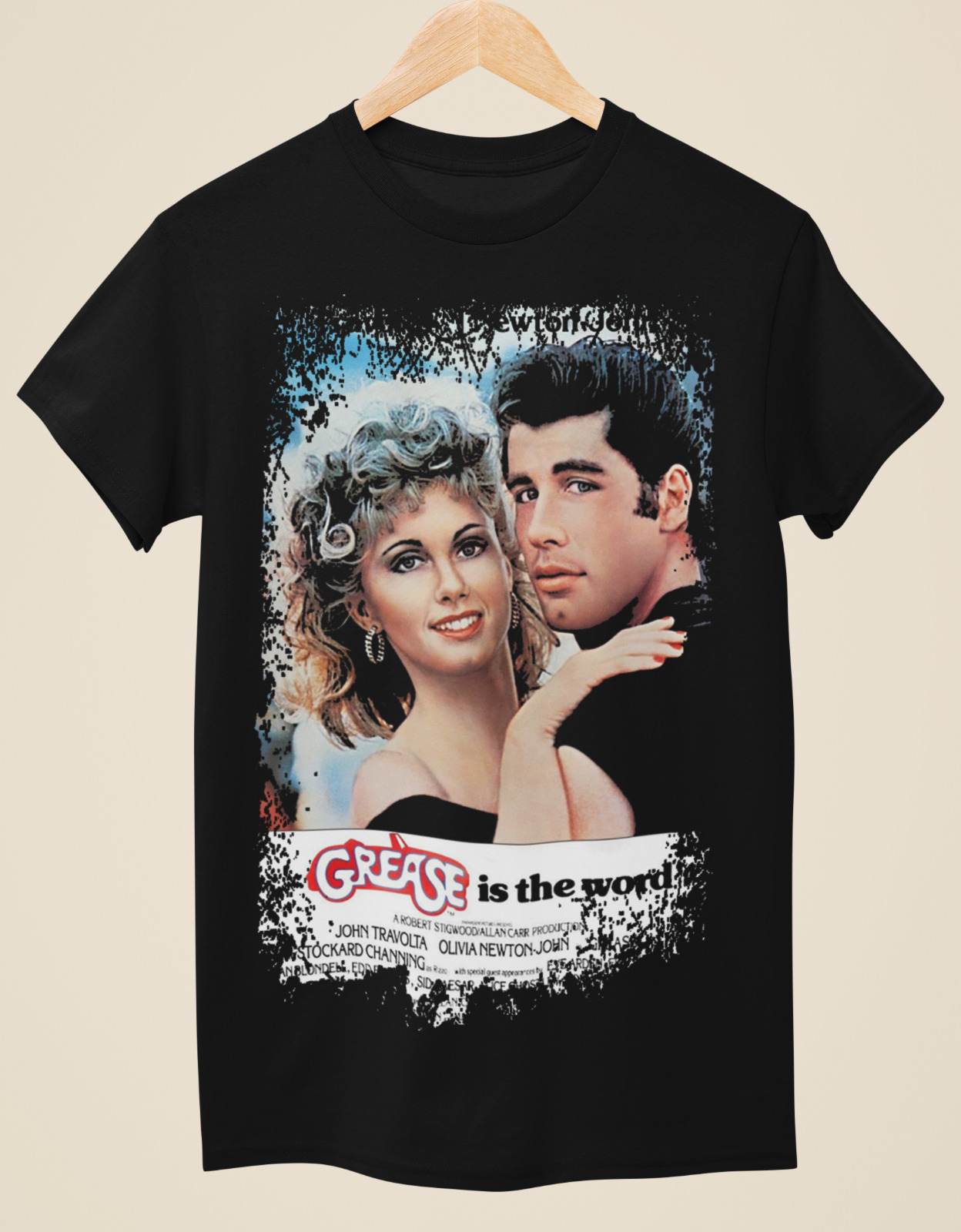 Poster Men Fashion - Gres-film posteri ilham Unisex siyah tişört