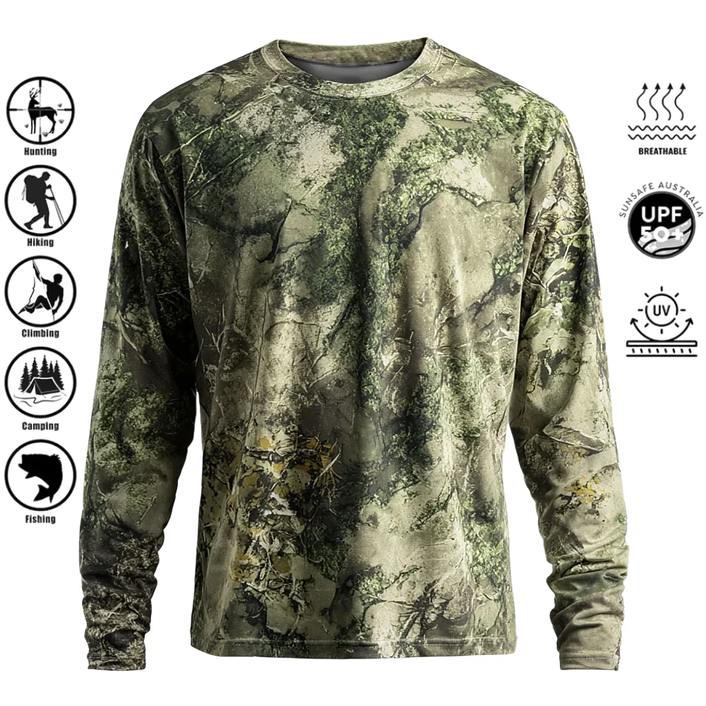 Men'S Fashion T Shirts - Erkek Uzun Kollu Tişört, Polyester, 3D