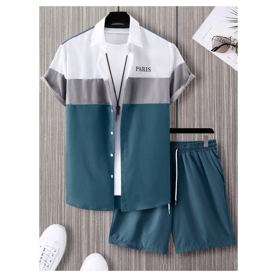 Mens Fashion Clothes - Erkek Moda Takım Elbise Mavi Ve