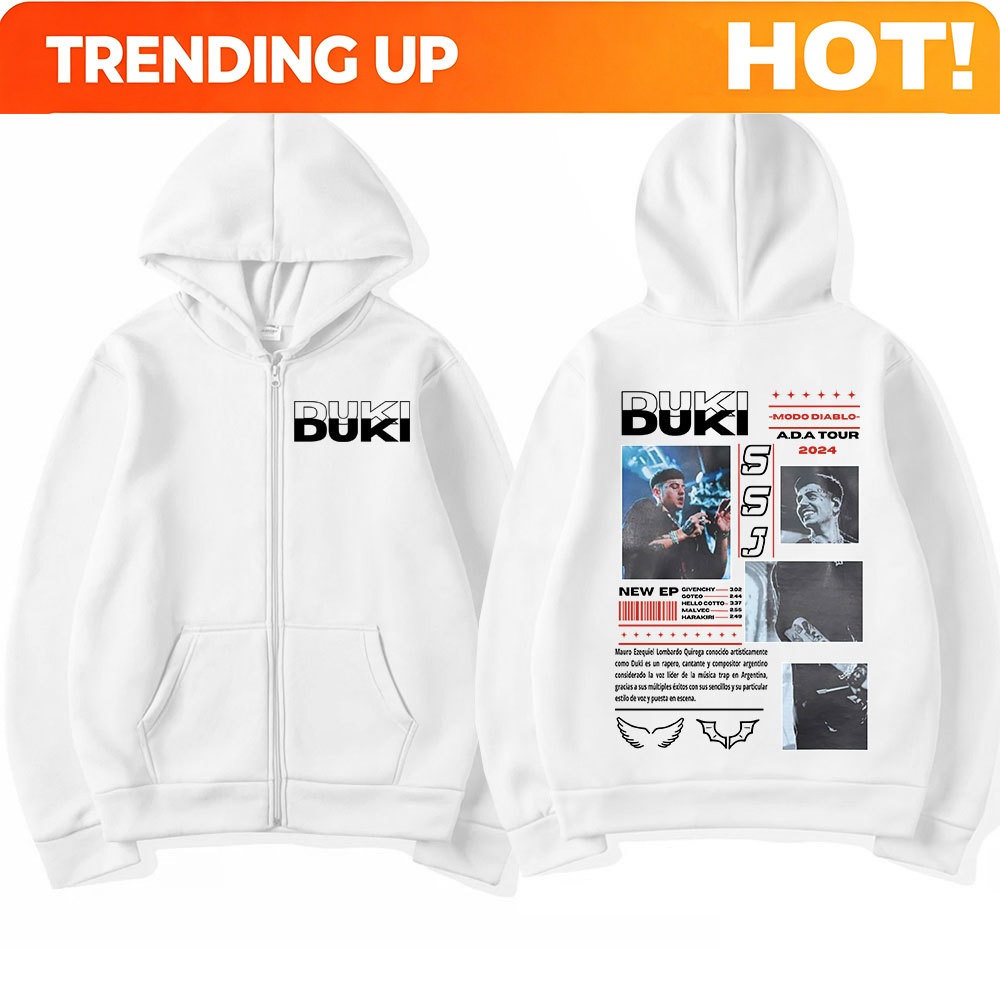 Rapper Duki ADA Tour 2024 Ferm - Mens Fashion Zip Up Hoodies incelemesi ve fiyatı