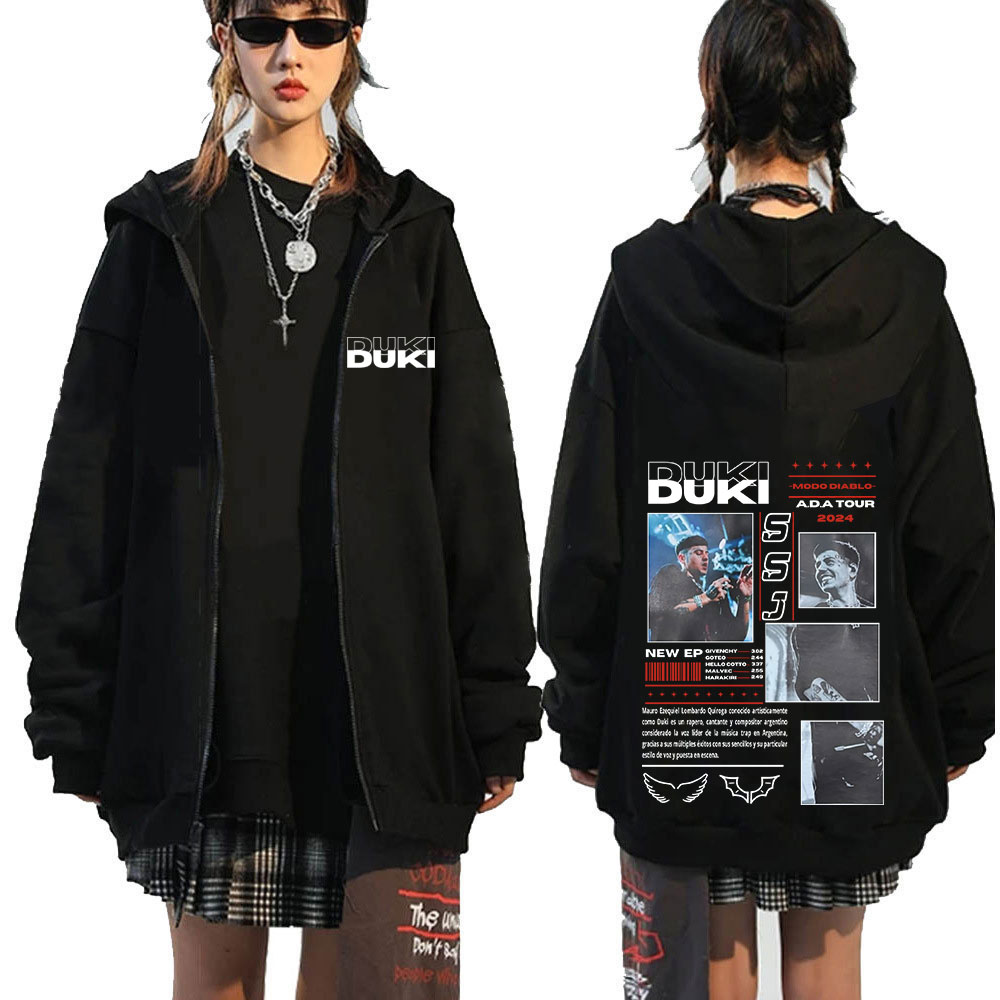 Rapper Duki ADA Tour 2024 Ferm - Mens Fashion Zip Up Hoodies incelemesi ve fiyatı
