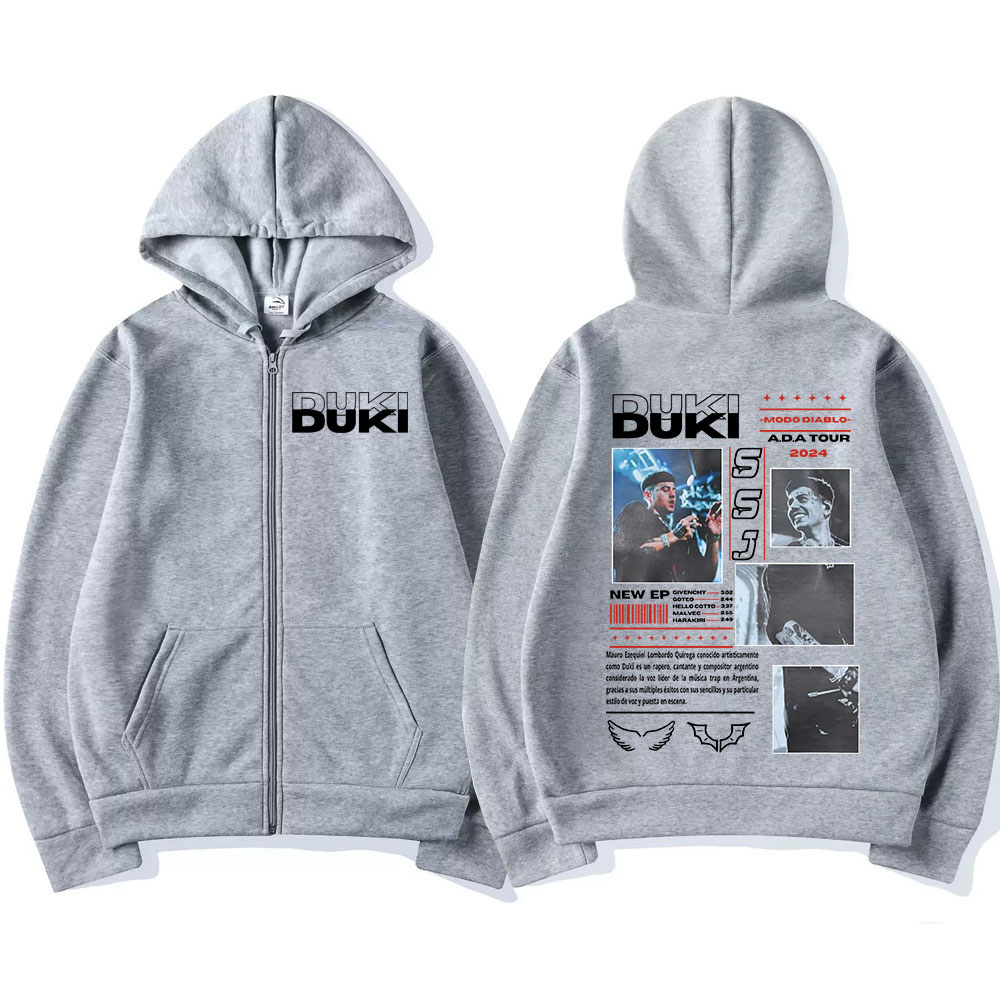 Rapper Duki ADA Tour 2024 Ferm - Mens Fashion Zip Up Hoodies incelemesi ve fiyatı