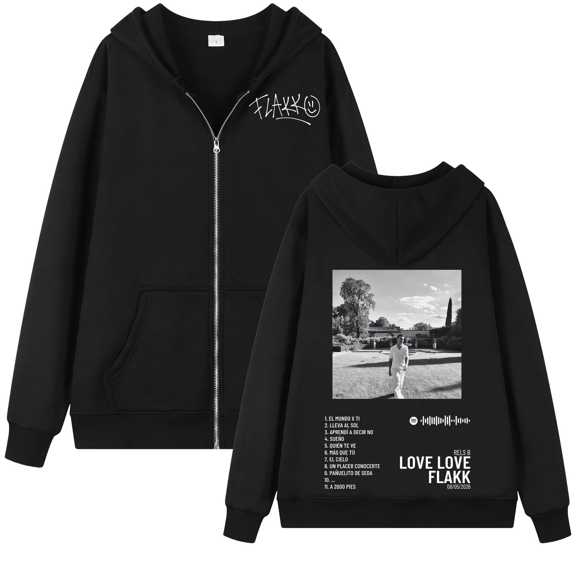Rapper Rels B Love Love Flakk  - Mens Fashion Zip Up Hoodies incelemesi ve fiyatı