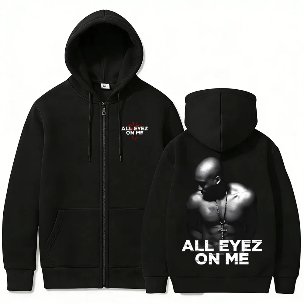 Rapper Tupac 2pac All Eyez on  - Mens Fashion Zip Up Hoodies incelemesi ve fiyatı