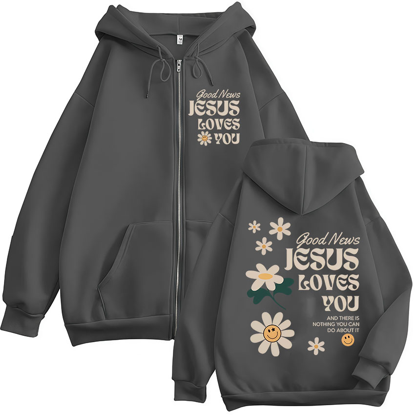 İyi Haber İsa Seni Seviyor Hri - Mens Fashion Zip Up Hoodies incelemesi ve fiyatı