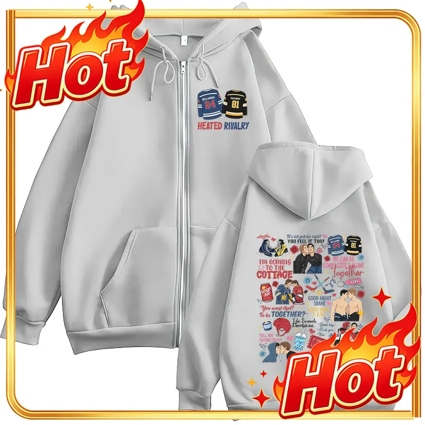 Isıtmalı Rivalry Baskılı Fermu - Mens Fashion Zip Up Hoodies incelemesi ve fiyatı