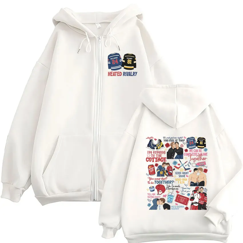 Isıtmalı Rivalry Baskılı Fermu - Mens Fashion Zip Up Hoodies incelemesi ve fiyatı