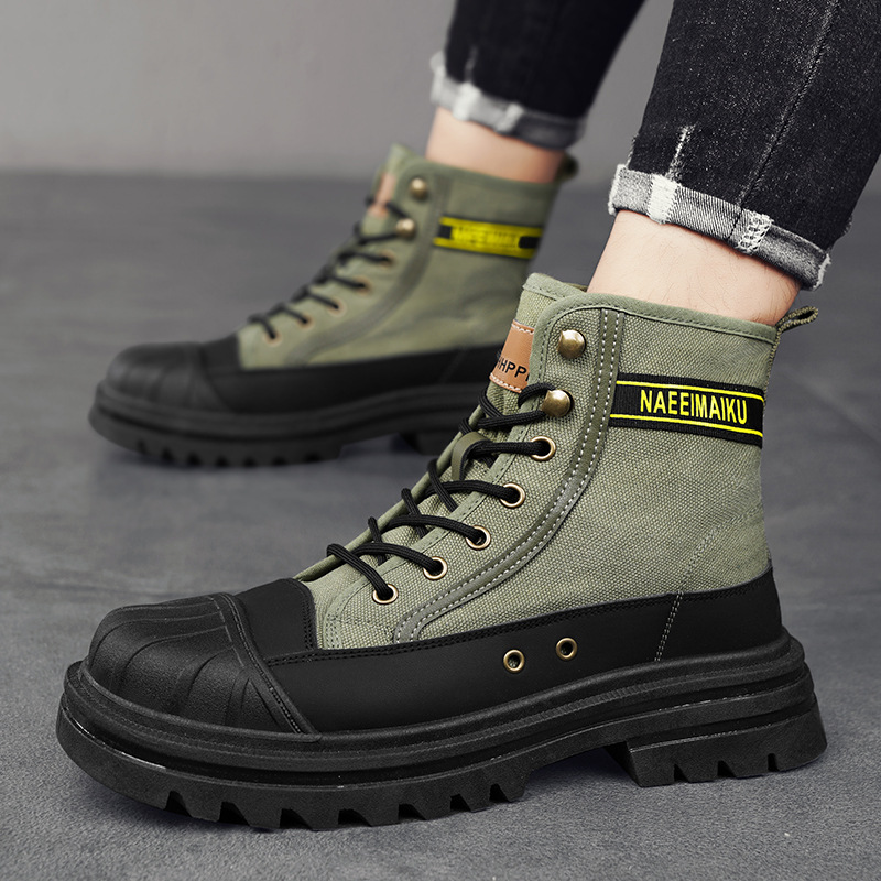 Erkek Kanvas Botları Moda Yüks - Men'S Fashion News incelemesi ve fiyatı