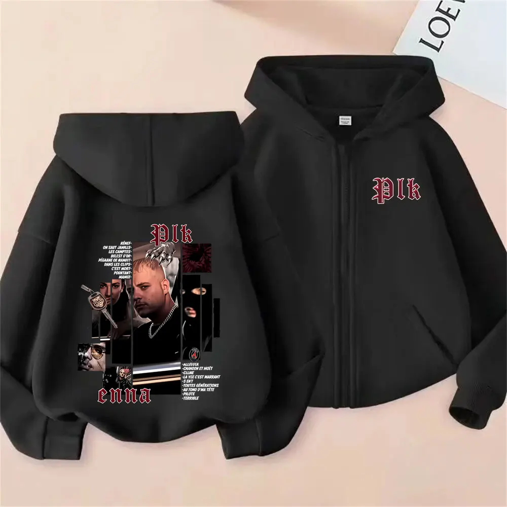 Rapper Plk Albüm Kapaklı Grafi - Mens Fashion Zip Up Hoodies incelemesi ve fiyatı