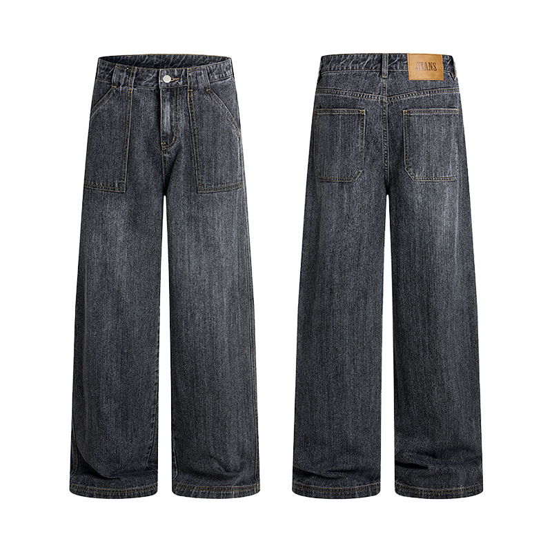 Vintage Yeni Moda erkek Gevşek - Men'S Fashion Grey Jeans incelemesi ve fiyatı